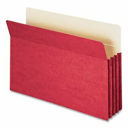 SMEAD Smead, COLORED FILE POCKETS, 3.5in EXPANSION, LEGAL SIZE, RED 74231
